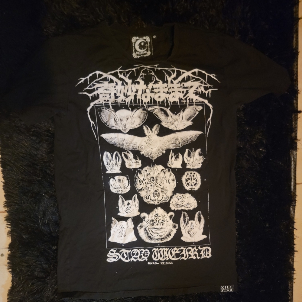 KILLSTAR Black T Shirt Size MEDIUM